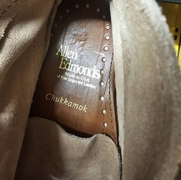 Allen Edmonds Chukkamok Seude Boots Size 6 - Picture 5 of 6